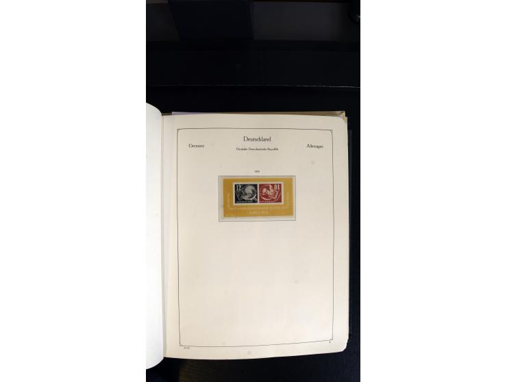 1945/90, postfrischer, ungebrauchter und gestempelter Bestand mit Sammlungen mit u.a. Mi.-Nr. BIb, Bl.1x, 2x auf nicht gelauf