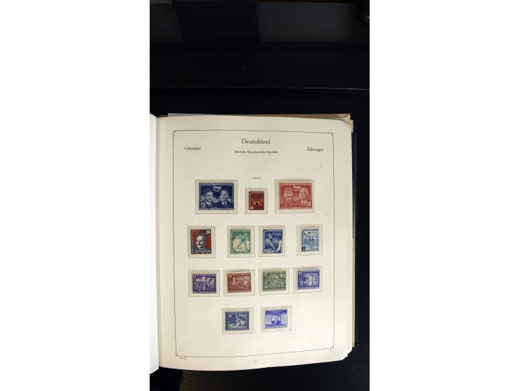 1945/90, postfrischer, ungebrauchter und gestempelter Bestand mit Sammlungen mit u.a. Mi.-Nr. BIb, Bl.1x, 2x auf nicht gelauf