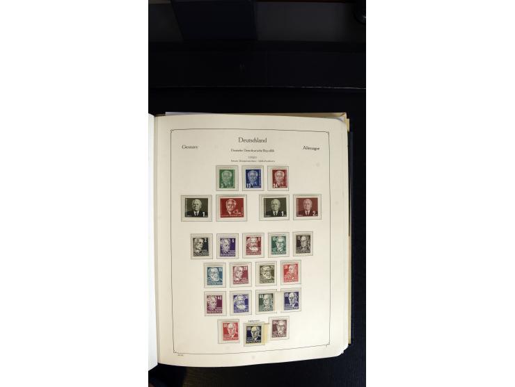 1945/90, postfrischer, ungebrauchter und gestempelter Bestand mit Sammlungen mit u.a. Mi.-Nr. BIb, Bl.1x, 2x auf nicht gelauf