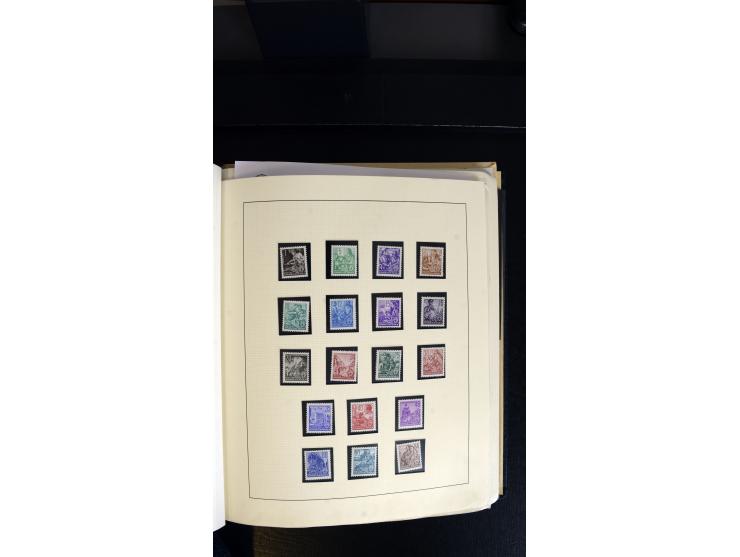 1945/90, postfrischer, ungebrauchter und gestempelter Bestand mit Sammlungen mit u.a. Mi.-Nr. BIb, Bl.1x, 2x auf nicht gelauf