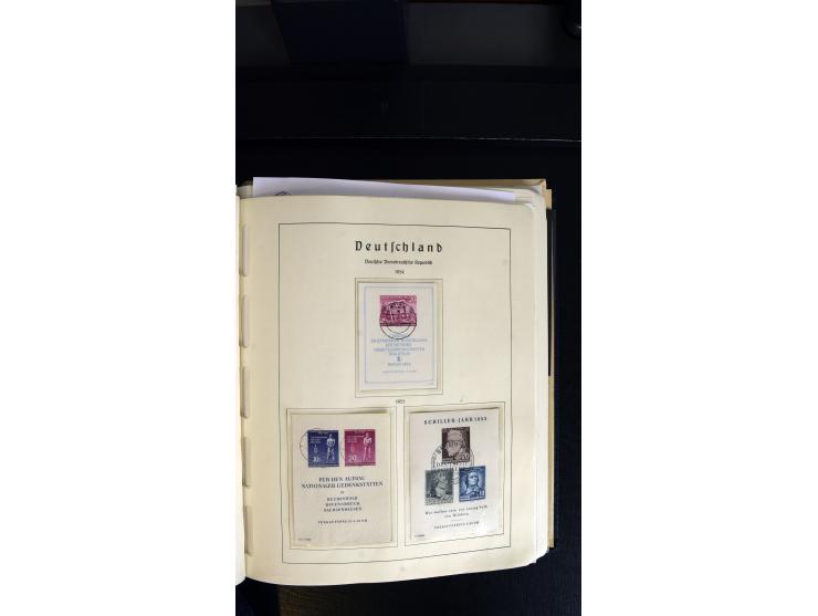 1945/90, postfrischer, ungebrauchter und gestempelter Bestand mit Sammlungen mit u.a. Mi.-Nr. BIb, Bl.1x, 2x auf nicht gelauf