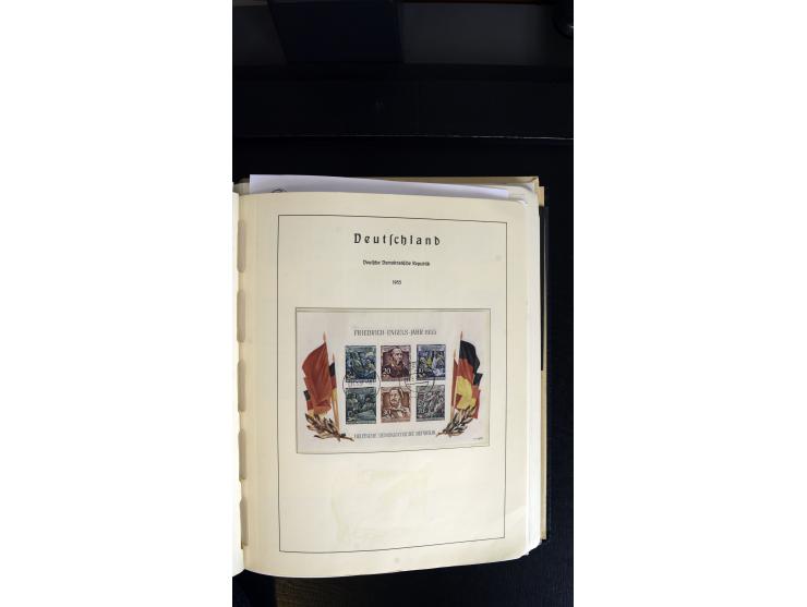 1945/90, postfrischer, ungebrauchter und gestempelter Bestand mit Sammlungen mit u.a. Mi.-Nr. BIb, Bl.1x, 2x auf nicht gelauf