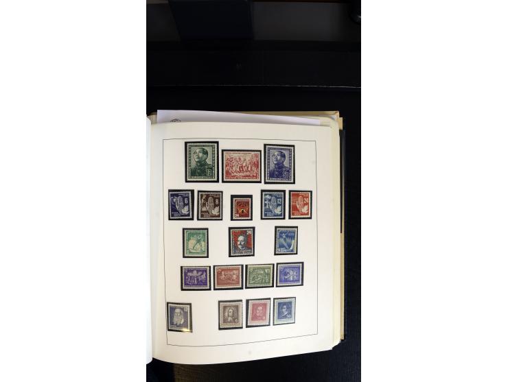 1945/90, postfrischer, ungebrauchter und gestempelter Bestand mit Sammlungen mit u.a. Mi.-Nr. BIb, Bl.1x, 2x auf nicht gelauf