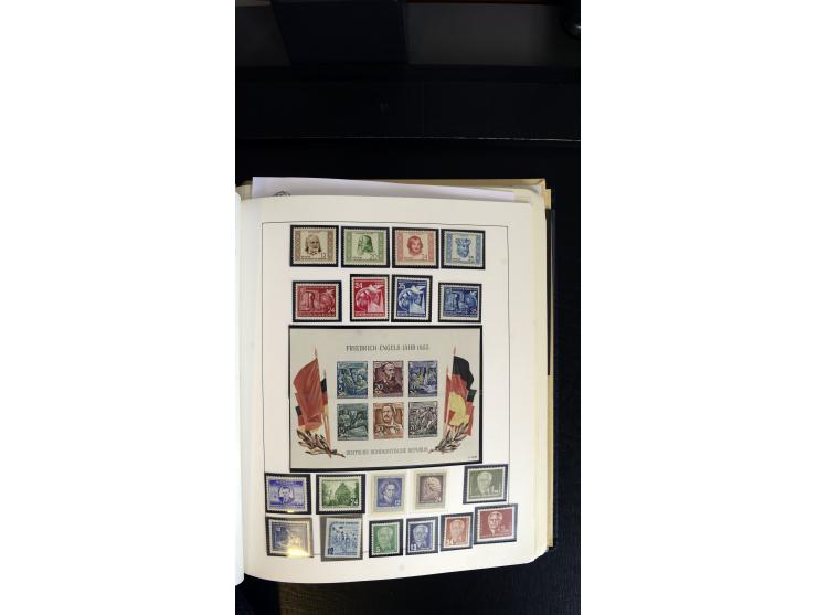 1945/90, postfrischer, ungebrauchter und gestempelter Bestand mit Sammlungen mit u.a. Mi.-Nr. BIb, Bl.1x, 2x auf nicht gelauf