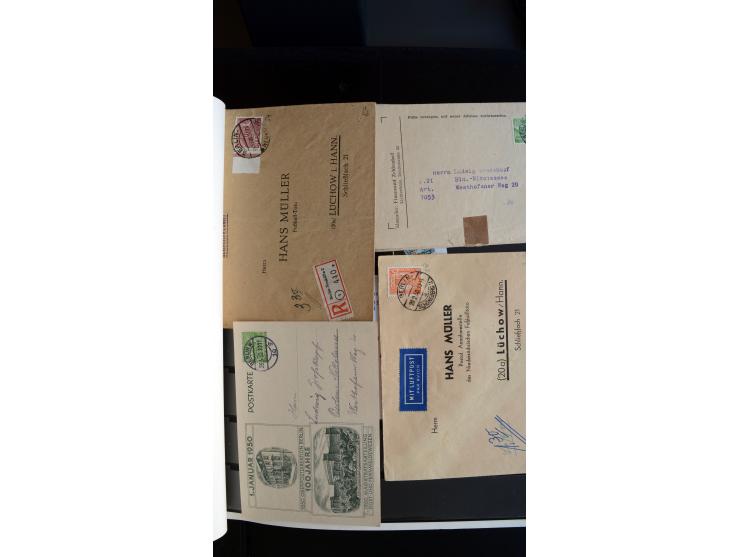 1948/68, sehr schöne gestempelte Sammlung, bis 5M. Schwarzaufdruck in den Hauptnummern augenscheinlich komplett, mit etlichen