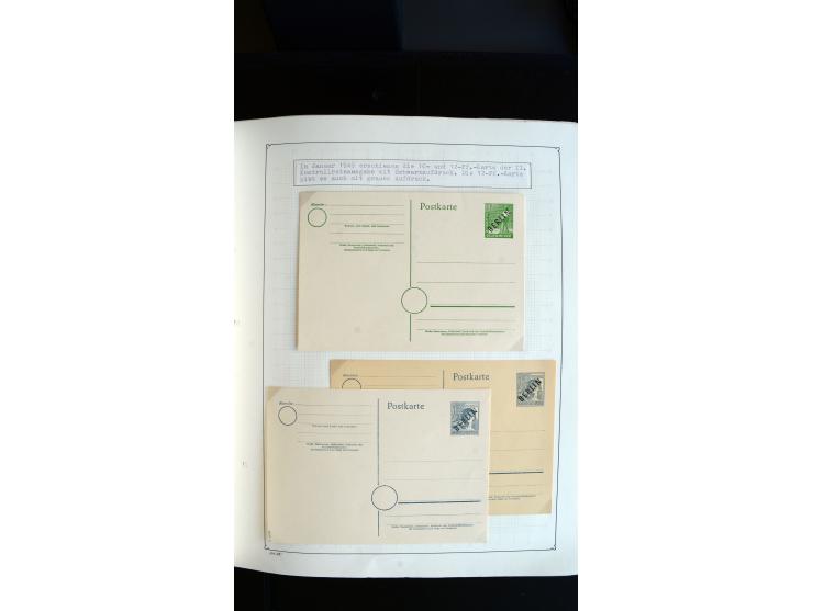 1948/68, sehr schöne gestempelte Sammlung, bis 5M. Schwarzaufdruck in den Hauptnummern augenscheinlich komplett, mit etlichen