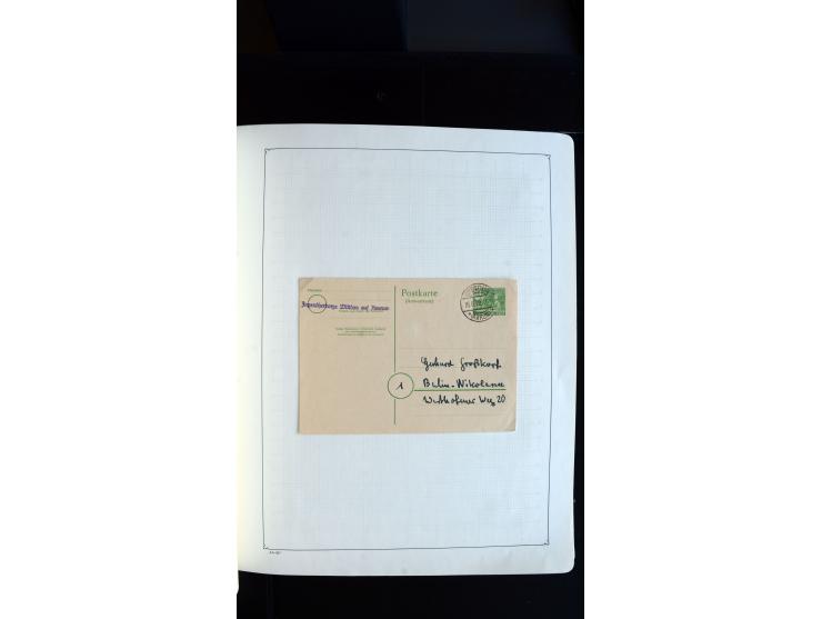 1948/68, sehr schöne gestempelte Sammlung, bis 5M. Schwarzaufdruck in den Hauptnummern augenscheinlich komplett, mit etlichen