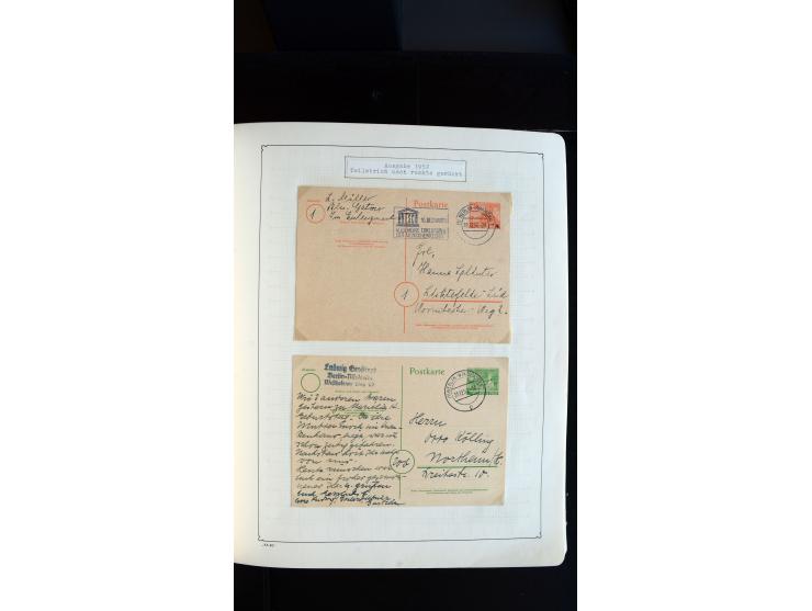 1948/68, sehr schöne gestempelte Sammlung, bis 5M. Schwarzaufdruck in den Hauptnummern augenscheinlich komplett, mit etlichen