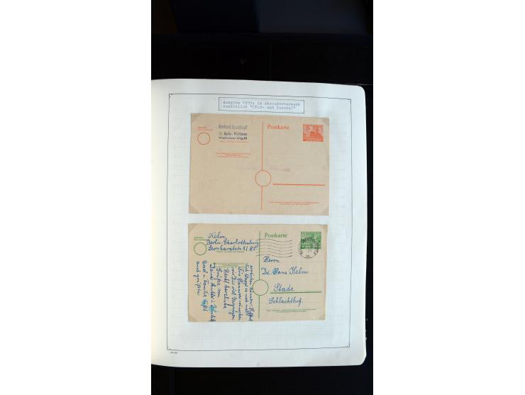 1948/68, sehr schöne gestempelte Sammlung, bis 5M. Schwarzaufdruck in den Hauptnummern augenscheinlich komplett, mit etlichen