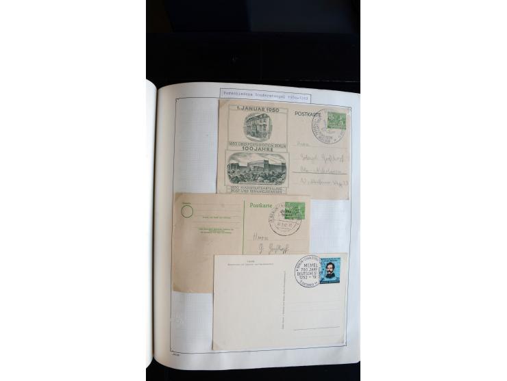 1948/68, sehr schöne gestempelte Sammlung, bis 5M. Schwarzaufdruck in den Hauptnummern augenscheinlich komplett, mit etlichen