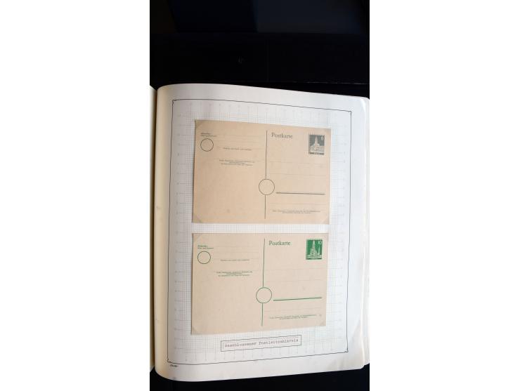 1948/68, sehr schöne gestempelte Sammlung, bis 5M. Schwarzaufdruck in den Hauptnummern augenscheinlich komplett, mit etlichen