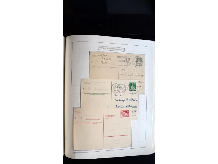 1948/68, sehr schöne gestempelte Sammlung, bis 5M. Schwarzaufdruck in den Hauptnummern augenscheinlich komplett, mit etlichen