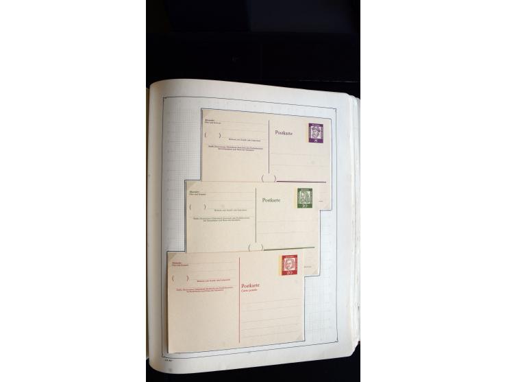 1948/68, sehr schöne gestempelte Sammlung, bis 5M. Schwarzaufdruck in den Hauptnummern augenscheinlich komplett, mit etlichen