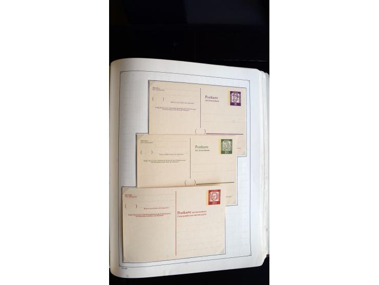 1948/68, sehr schöne gestempelte Sammlung, bis 5M. Schwarzaufdruck in den Hauptnummern augenscheinlich komplett, mit etlichen