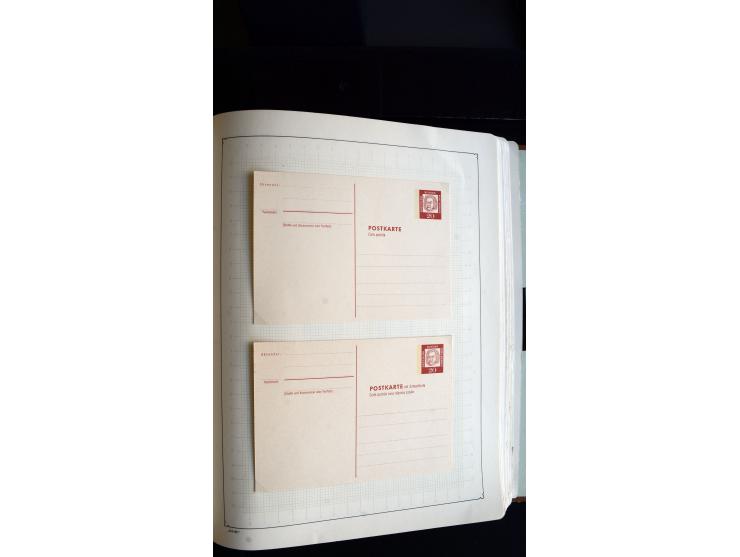 1948/68, sehr schöne gestempelte Sammlung, bis 5M. Schwarzaufdruck in den Hauptnummern augenscheinlich komplett, mit etlichen