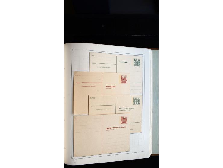 1948/68, sehr schöne gestempelte Sammlung, bis 5M. Schwarzaufdruck in den Hauptnummern augenscheinlich komplett, mit etlichen