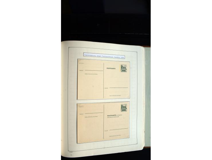 1948/68, sehr schöne gestempelte Sammlung, bis 5M. Schwarzaufdruck in den Hauptnummern augenscheinlich komplett, mit etlichen