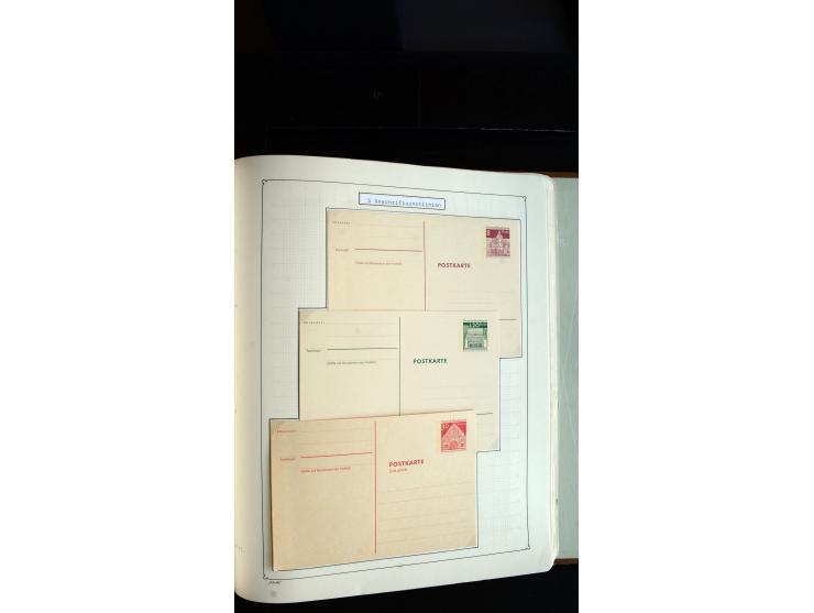 1948/68, sehr schöne gestempelte Sammlung, bis 5M. Schwarzaufdruck in den Hauptnummern augenscheinlich komplett, mit etlichen
