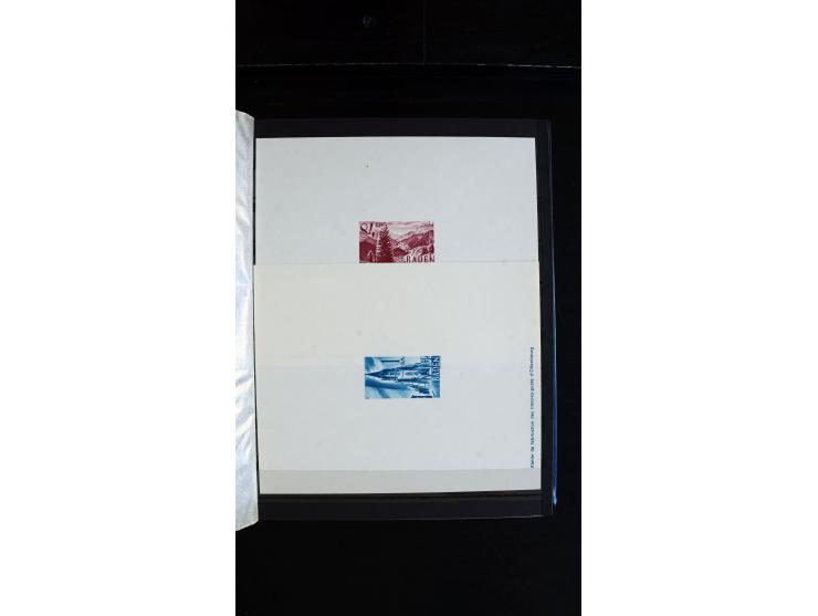 1947/49, hochinteressante Partie Ministerblocks, dabei Baden Mi.-Nr. 14-27, 28-37, 38-41, Bl. 1, 42-45, Bl.2, 46, 47-49, 50-5