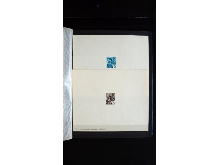 1947/49, hochinteressante Partie Ministerblocks, dabei Baden Mi.-Nr. 14-27, 28-37, 38-41, Bl. 1, 42-45, Bl.2, 46, 47-49, 50-5