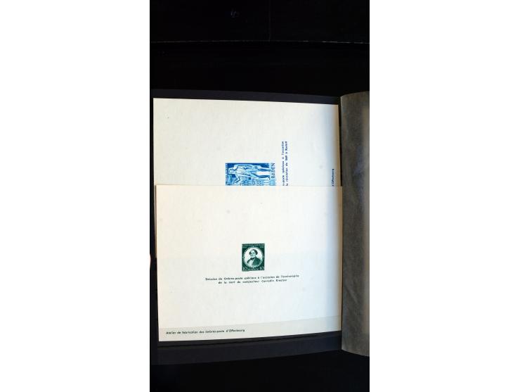 1947/49, hochinteressante Partie Ministerblocks, dabei Baden Mi.-Nr. 14-27, 28-37, 38-41, Bl. 1, 42-45, Bl.2, 46, 47-49, 50-5