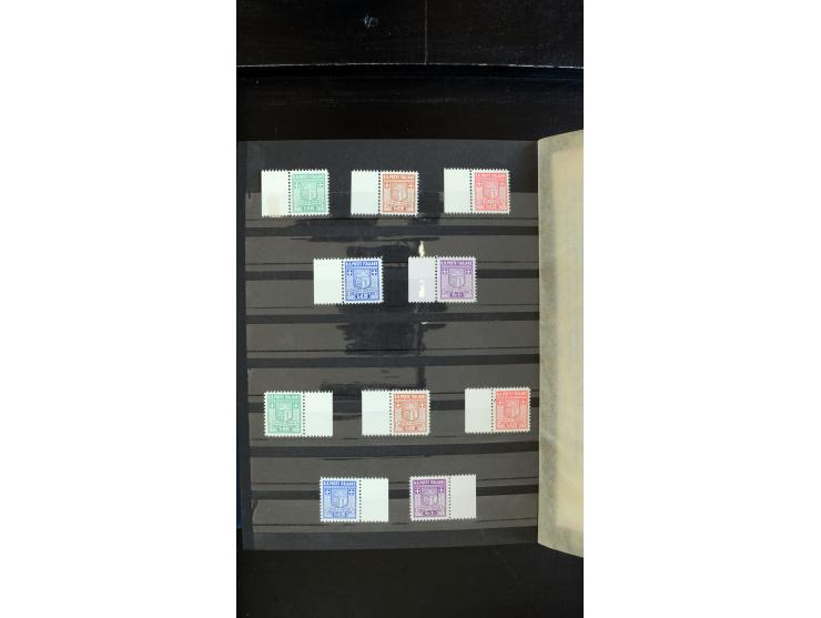 1947/49, hochinteressante Partie Ministerblocks, dabei Baden Mi.-Nr. 14-27, 28-37, 38-41, Bl. 1, 42-45, Bl.2, 46, 47-49, 50-5