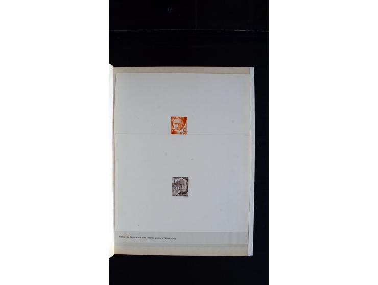 1947/49, hochinteressante Partie Ministerblocks, dabei Baden Mi.-Nr. 14-27, 28-37, 38-41, Bl. 1, 42-45, Bl.2, 46, 47-49, 50-5