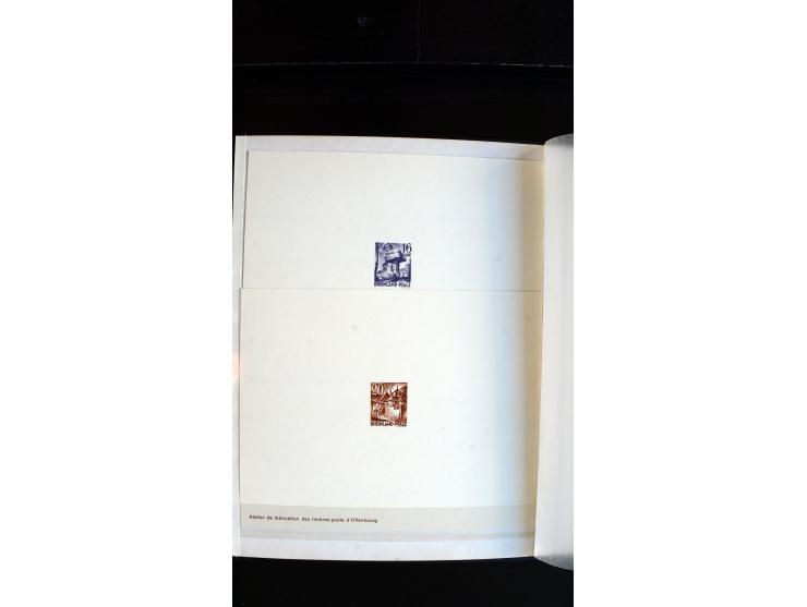 1947/49, hochinteressante Partie Ministerblocks, dabei Baden Mi.-Nr. 14-27, 28-37, 38-41, Bl. 1, 42-45, Bl.2, 46, 47-49, 50-5