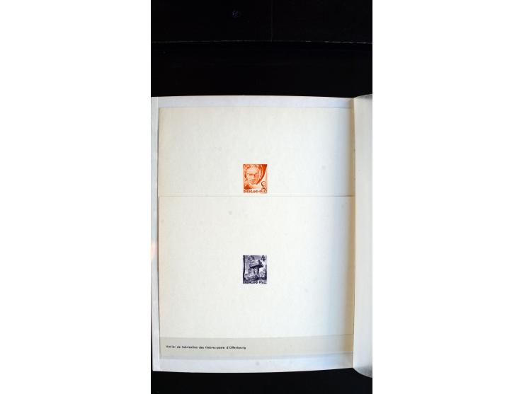 1947/49, hochinteressante Partie Ministerblocks, dabei Baden Mi.-Nr. 14-27, 28-37, 38-41, Bl. 1, 42-45, Bl.2, 46, 47-49, 50-5