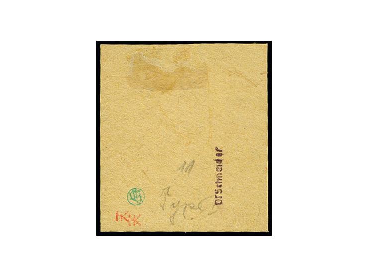 35 Pfennig mit klarem Stempel "MERZIG -1.4.20" auf Briefstück, tadellos, u.a. signiert Dr. Schneider und Fotoattest Burger BP