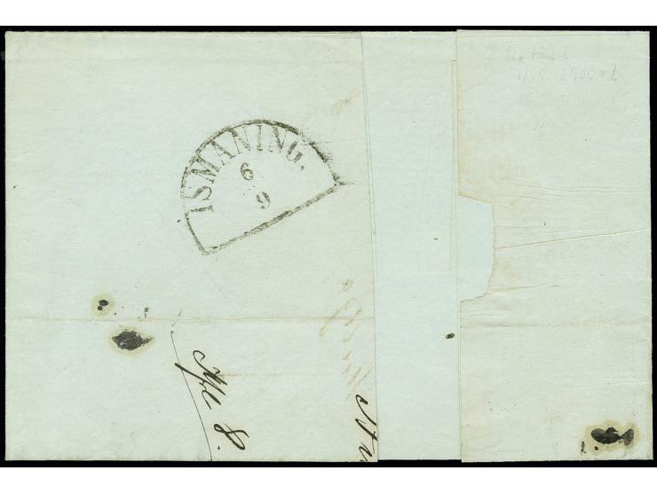 9 Kr. dunkelkarmin, farbfrisch und mit guter ausgabetypischer Zähnung, mit auf- und nebengesetztem Kr. "STUTTGART 5 SEP 1860"