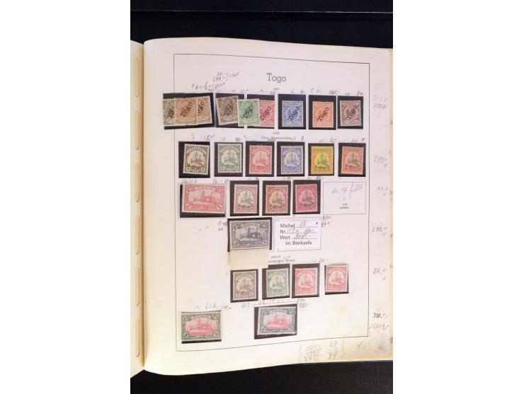 China bis Togo, sehr interessante ungebrauchte/posftfrische und gestempelte Sammlung mit vielen besseren Werten, dabei China 