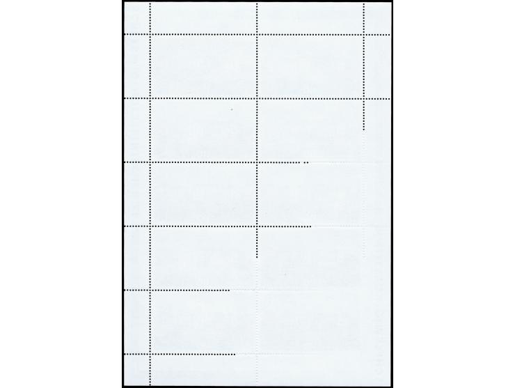2001, Landtag von Schleswig Holstein 110 Pfg./0,56 € im kpl. Kleinbogen, linke untere Marke links ungezähnt, fünf weitere Wer