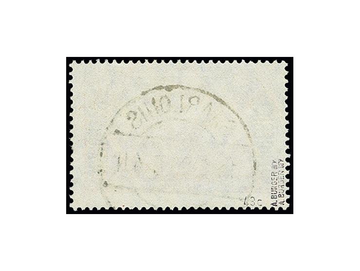 2,50 M. bräunlichlila, sauber gestempelt, tadellos, doppelt sign. Burger BPP mit Fotoattest (2007) (Mi. 1.100,-)
 