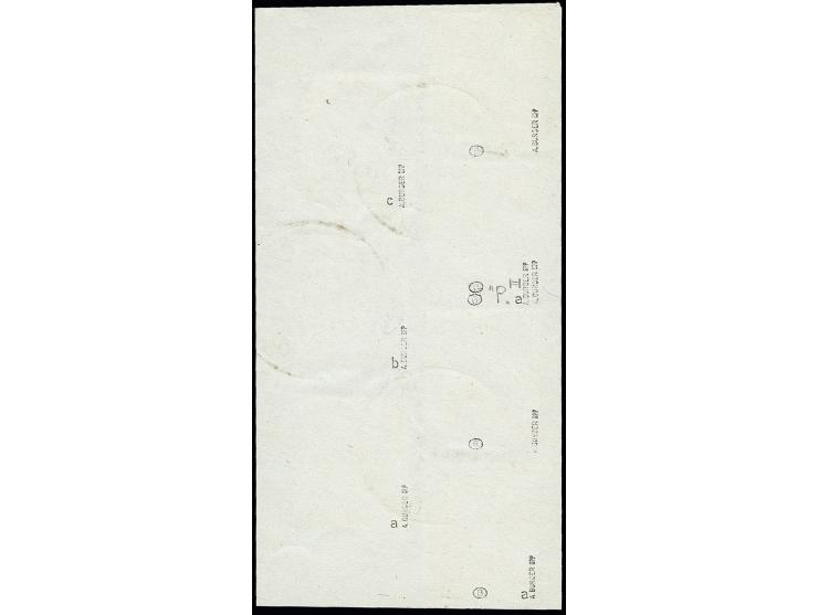 2 ½ Pfg., Type II mit Aufdruckfehler „oberer Bogen des S schräg gespalten“, sauber mit Stempel „NEUNKIRCHEN 1.4.20“ auf Brief