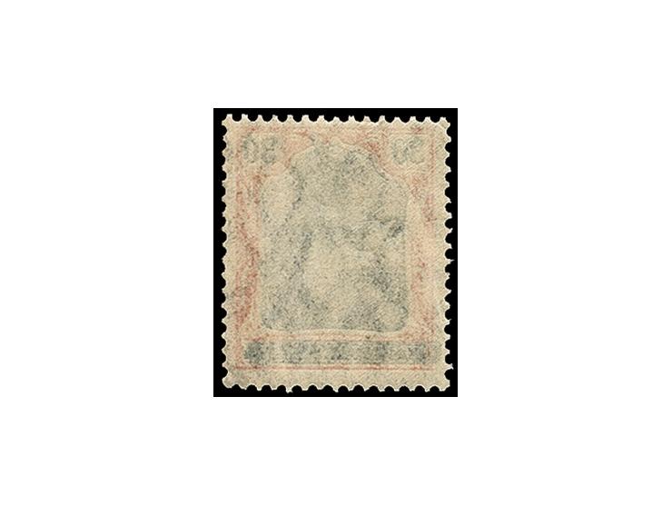 30 Pfg. dunkrotorange/schwarz auf orangweiß, postfrisch, tadellos, Fotoattest Braun BPP (2014)