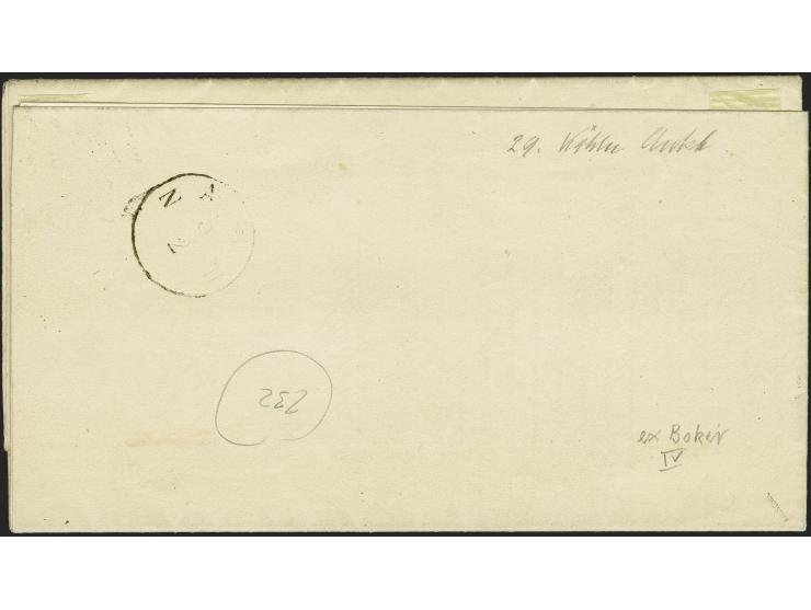 1868, Durchstochene Ausgabe 1/3 Groschen grün mit glasklar abgeschlagenem Maschinenstempel "4 2 68 HAMBURG 9-10 Ab" mit 8 Str