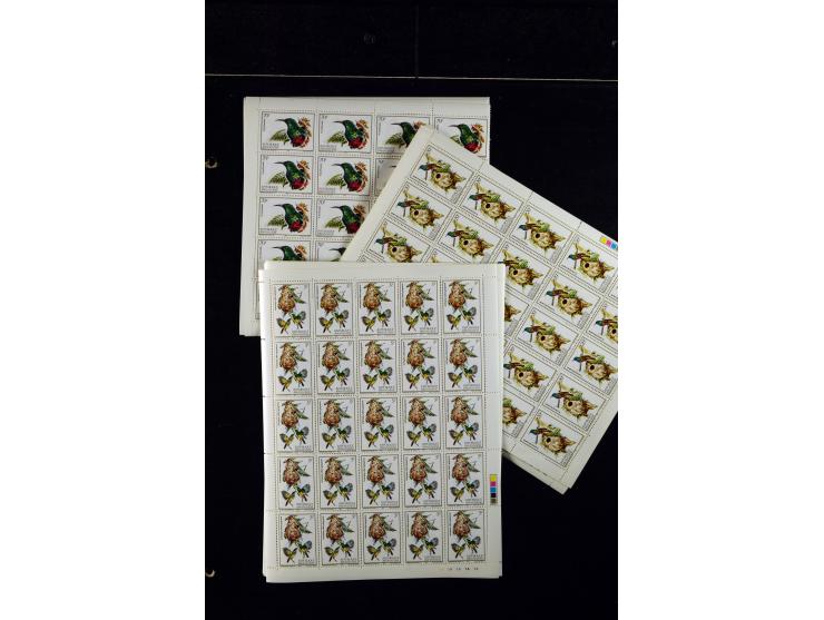 1960/2007, mint never hinged huge stock (few used), including sheets, souvenir sheets and souvenir sheets, much material in 4