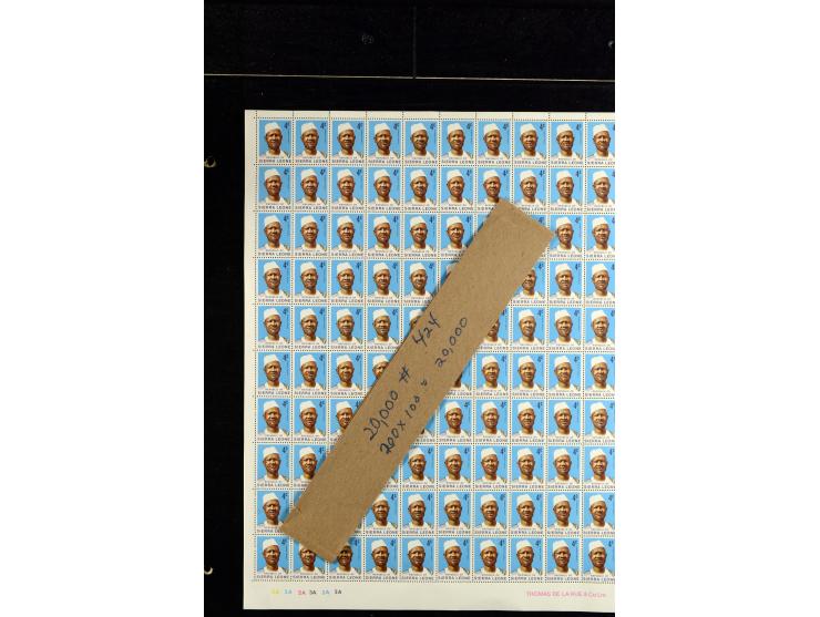 1960/2007, mint never hinged huge stock (few used), including sheets, souvenir sheets and souvenir sheets, much material in 4