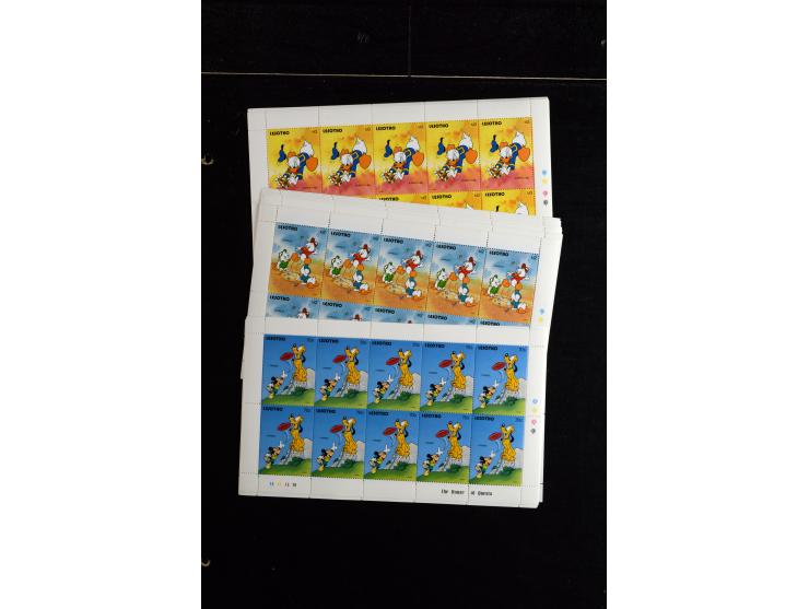 1960/2007, mint never hinged huge stock (few used), including sheets, souvenir sheets and souvenir sheets, much material in 4