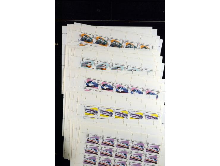 1960/2007, mint never hinged huge stock (few used), including sheets, souvenir sheets and souvenir sheets, much material in 4