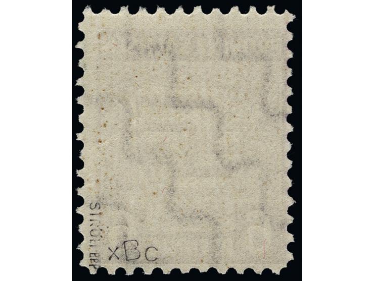 Postmeistertrennung Naumburg gez. L 11 ½: 1945, Ziffern 6 Pfg. dunkelgrauviolett, postfrisch mit leichten Fingerspuren, sonst