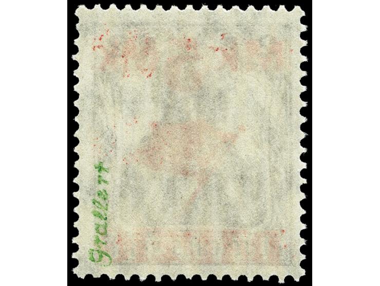 5 M. auf 2 Pfg. ohne Netzunterdruck, postfrisch, tadellos, sign. Grallert und Fotoattest Gruber BPP (2020) (Mi. 1.300,-)