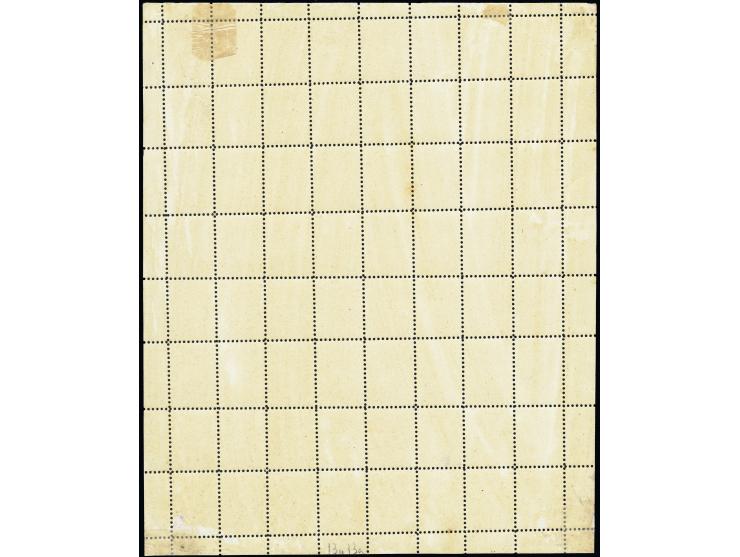 SHATSK: 1889, 3k. red, each as complete sheet of 64 showing "18-89" variety in position 1, mostly mint never hinged, one stam