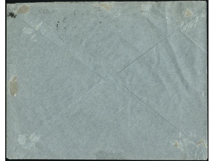 Absenderfreistempel-Vorläufer: 1923, Furtwängler-Wertahmen A23 (ARTEGE) (40 M.), klar auf Vordruck-Ortsbrief mit nebengesetzt