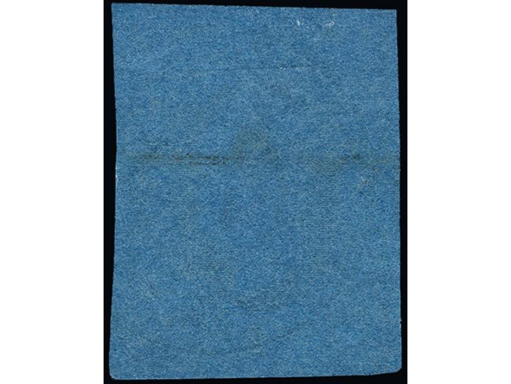 "78" POTSCHAPPEL, sauber auf Friedrich August 2 Ngr. auf dunkelblau, noch voll- bis breitrandig, einwandfrei, Kurzbefund Vaat