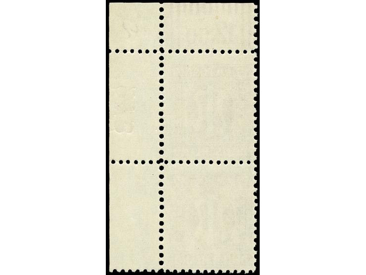 12 Pfg., gez. L11 1/2:11 im senkrechten Paar aus der rechten oberen Bogenecke mit dreistelliger, roter Bogenzählnummer "272",