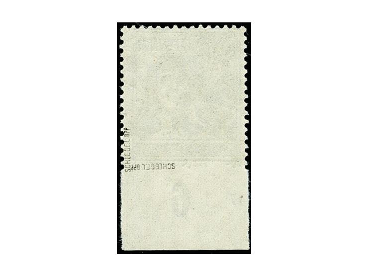 80 Pfg. unten ungezähnt, Unterrandstück, postfrisch, tadellos, sign. Schlegel BPP (Mi. 600,-)