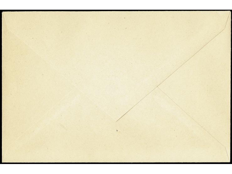 Bachmač 50H. mit überdrucktem Zierfeld und kleinem Bogenrand rechts, die Marke mit normalen, das Zierfeld mit kopfstehendem A