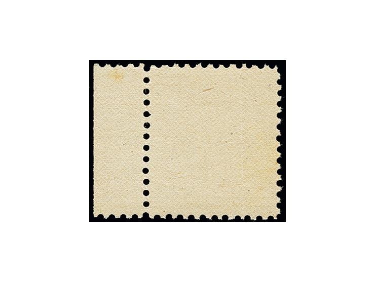 12 Pfg. Probedruck auf y-Papier, gezähnt L 11 mit Plattenfehler "G vom linken PFENNIG links unten gebrochen" (Feld 90), Rands